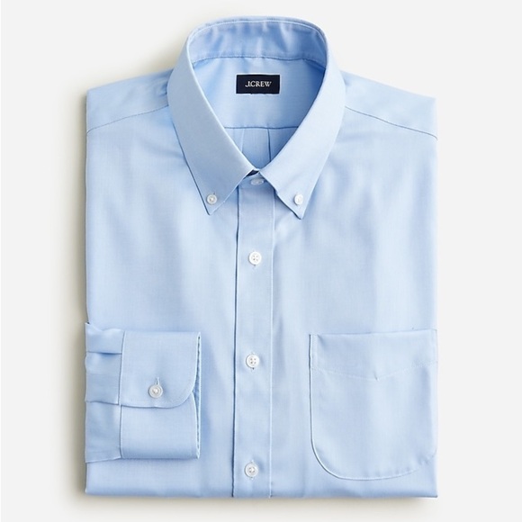J Crew Bowery wrinkle-free dress shirt with point collar BV481 - Picture 1 of 6